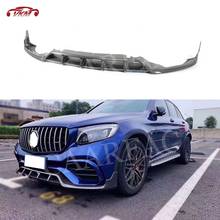 Carbon Fiber Front Lip Spoiler Aprons for Benz GLC Class Coupe W253 GLC63 Original Bumper 2016 - 2019 FRP Head Chin Guard 2024 - buy cheap