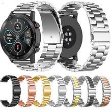 Correas de acero inoxidable para Huawei Watch GT/GT2, banda de Metal inteligente para Honor Magic/Magic 2, 22MM, 46MM, Coreea 2024 - compra barato