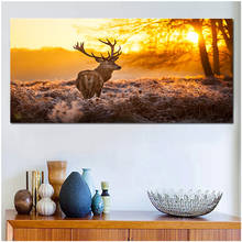 Full Drill Square Crystal Sunset Scenery Forest Deer Diamond Embroidery Round 5D Diy Diamond Painting Mosaic Wall StickerZP-4435 2024 - buy cheap