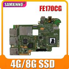 Оригинал для For Asus K017 Memo Pad 7 "планшет материнская плата Fe170cg ME70C логическая плата MB Rev 1,1 полностью протестированная 4G-SSD 8G-SSD 2024 - купить недорого