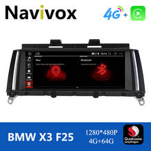 Navivox Car Multemedia Player For Bmw X3 F25 X4 F26 Android 10.0 GPS Navigation CIC NBT 2010-2017 Wifi Bluetooth IPS Screen 2024 - buy cheap
