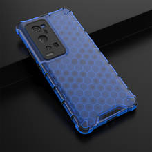 Honeycomb Style TPU Frame Bumper Fundas Shockproof Coque Cover for Vivo X60 Pro Plus X60pro X60plus 5G Case Shell Housing 2024 - buy cheap