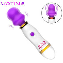 VATINE Silicone Powerful AV Rod Vibrator Erotic Sex Toy G-spot   Female Masturbation Clitoris Stimulator Massager Sex Products 2024 - buy cheap