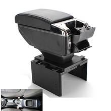 for Fiat Bravo del  armrest box USB Charging heighten Double layer central content holder ashtray accessories 2024 - buy cheap