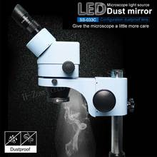 SUNSHINE SS-033C-Luz LED redonda con USB, brillo ajustable, espejo a prueba de polvo y humo de aceite UV, para microscopio 2024 - compra barato