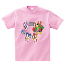 Crianças da forma legal t camisa crianças engraçado tshirt unikitty personalizado impresso camiseta meninos e meninas manga curta t 2-13 yeas n 2024 - compre barato