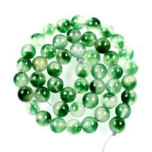 Natural Stone Green Veins Mix Color Gem Alabaster Charm Loose Beads For Jewelry Making Needlework Bracelet DIY Strand 4-12MM 2024 - buy cheap