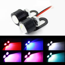 1 Pair LED Strobe Hawkeye DRL Tail Light Backup Lamp Motorcycle Mirrors Mount Eagle Eye Running Lamp High quality Hot Sale 2024 - buy cheap