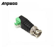 Anpwoo 5 pces cctv câmera clipes bnc cooper pino conector 2024 - compre barato