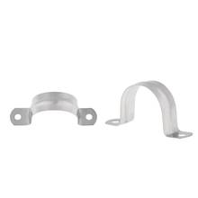 2PCS, Silver, Stainless Steel Pipe Hose Saddle Clamp Fixing - 40mm/1.57inch 2024 - buy cheap