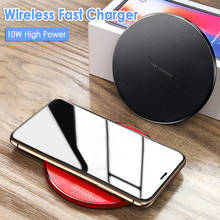 Wireless Charger 10W Power Quick Charging For Samsung S8 S9 Wireless Fast Charger Pad For IPhone 11 Pro XS Max XR Xiaomi HOT 2024 - buy cheap