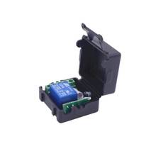 New DC 12V 1CH Relay Receiver Module RF Transmitter 433Mhz Wireless Remote Control Switch qiang