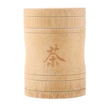 Mini Porable Tea Box Bamboo Material Travel Outdoor Vase Sealed Cans Gifts 2024 - buy cheap