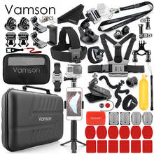 Vamson-kit de accesorios para cámara Gopro Hero 7, 6, 5, 4, Black, Xiaomi Yi 4K Lite, SJCAM Eken, DJI OSMO Action VS86 2024 - compra barato