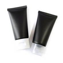 (50pcs)50g Empty Black Soft Refillable Plastic Lotion Tubes Squeeze Cosmetic Packaging, Cream Tube Flip Lids Bottle Container 2024 - buy cheap