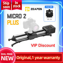 Deslizador de cámara Zeapon motorizado Micro 2 Plus, distancia de viaje portátil de 54cm/21,2 pulgadas, 4,5 kg, capacidad en todas las direcciones, Motor de 39 decibelios 2024 - compra barato