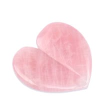 Heart Shape Rose Quartz Guasha Stone Natural Cool Scraper Tools For Face Neck Back Body Pressure Chinese Physiotherapy 2024 - buy cheap