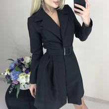 Vestido feminino listrado, vestido vintage de manga comprida com decote v sexy para festa elegante outono inverno 2024 - compre barato
