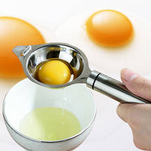 304 Stainless Steel Kitchen Gadget Egg Separator Yolk Protein Liquid Filter White 2024 - buy cheap