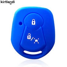 Kirtlandi 2 Button Remote Key Keychain Accessories Shell for Ssangyong Actyon Kyron Rexton Uncut Blade Car Key Cover Case Holder 2024 - buy cheap