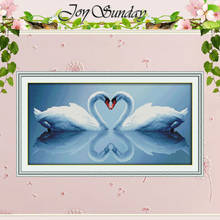 White Swan Pattern Counted Cross Stitch 11CT 14CT Cross Stitch Sets Wholesale Animals Cross-stitch Kits Embroidery Needlework 2024 - buy cheap