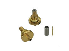 Conector SMB macho, tuerca de mampara, engarce RG174, RG316, LMR100, cable Coaxial RF 2024 - compra barato