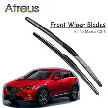 Atreus 2pcs High Quality Long Life Rubber Front Wiper Blades For Mazda CX-3 CX3 2018 2017 2016 2015 Windscreen Wiper 2024 - buy cheap