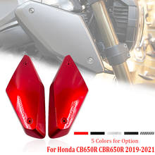 Motorcycle Accessories Fuel Gas Tank Front Side Frame Trim Cover Panel Fairing for Honda CB650R CBR650R CB 650 R 2019 2020 2024 - buy cheap