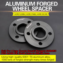 2Piece 3/5/8/10mm Wheel Spacer Adapters PCD 4x100 CB: ID=54.1mm to OD=56.1mm suit for 4 lugs Toyota Suzuki Peugeot SUBARU Car 2024 - buy cheap