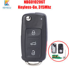 Keyecu NBG010206T Keyless-Go Remote Key 315MHz Fob for Volkswagen VW 2011 2012 2013 2014 2015 2016 2017 (Models with Prox) 2024 - buy cheap