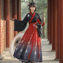 Traje popular chinês hanfu, roupa feminina tradicional para cosplay, fantasia de princesa han 12076 2024 - compre barato