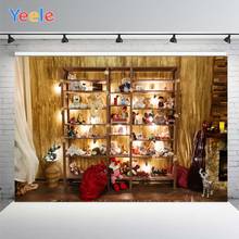 Yeele feliz natal foto fundo photophone diferentes tipos de brinquedos fotografia backdrops para decoração tamanho personalizado 2024 - compre barato