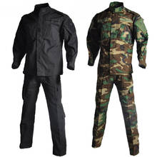 Traje Multicam táctico Ghillie, ropa de caza de camuflaje, camisa + Pantalones, ropa militar del ejército, ropa de Paintball Airsoft al aire libre 2024 - compra barato