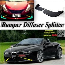 Difusor divisor de parachoques para coche, labio Canard para Alfa Romeo GTV / Spider AR, Kit de parachoques a punto/Deflector delantero, aleta, cuerpo de reducción de barbilla 2024 - compra barato