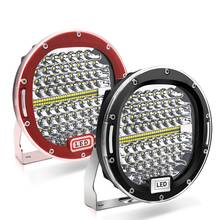 2pcs 7 Inch 300W Round LED Work Light Spot Beam Black Red Offroad Driving Light For Jeep ATV  4x4 Truck Tractor Boat Wrangler 2024 - buy cheap