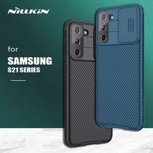 Nillkin-Funda de Camshield para Samsung Galaxy S21 Ultra, protección deslizante para cámara, delgada, para PC, S21, S21 Plus, 5G 2024 - compra barato