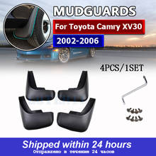 4 pces mud flaps respingo guardas para toyota camry xv30 xv 30 2002 - 2006 dianteiro e traseiro mudguards acessórios do carro styline 2024 - compre barato