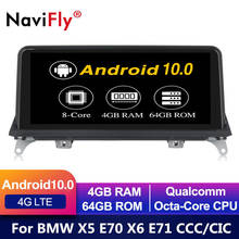 4G LTE Android 10.0 for BMW X5 E70/X6 E71 2007 2008 2009 2010 2011 2012 2013 CIC/CCC Car dvd radio audio multimedia player GPS 2024 - buy cheap