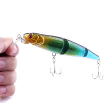 HENGJIA 1PCS Jointed Fishing Lures 12.5cm/16.2g Isca Artificial Wobbler Jig Baits Pesca Fishing Tackle 2024 - buy cheap