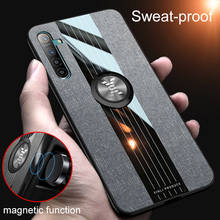 For OPPO Realme XT X2 Pro Case Magnetic Car Holder Ring PU Leather Phone Case for Realme XT XT Back Cover 2024 - buy cheap