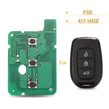 Kutery 10pcs 3 Buttons Remote Car Key Circuit Board For Renault Sandero Dacia Logan  433mhz Pcf7961m Chip 2024 - buy cheap