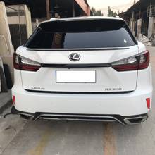 MONTFORD ABS Plastic Unpainted Color Rear Trunk Boot Wing Rear Lip Spoiler For Lexus RX200t RX450h RX 2016 2017 2018 Car Styling 2024 - buy cheap
