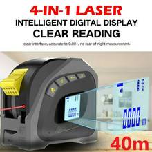 4 In 1 Laser Distance Meter Range Finder 40m Laser Tape Measure Digital Retractable 5m Laser Rangefinder Ruler Survey Tool 2024 - buy cheap