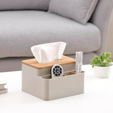 Multi-function Tissue Box Modern Wooden Cover Paper with Oak Home Car Napkins Holder Case Home Organizer Decoration Tools 2024 - buy cheap
