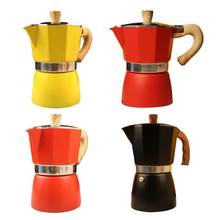 Cozimento moka espresso octogonal máquina de café alumínio percolador fogão 3/6 copa superior pote cozinha do agregado familiar barra suprimentos 2024 - compre barato