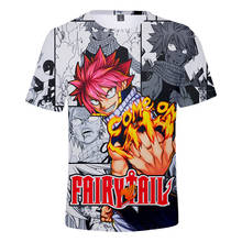 2021 summer new style 3d T Shirt Anime Fairy Tail 3D print T-shirt funny harajuku comic Tshirt T Shirts Tops Brand clothes 2024 - buy cheap