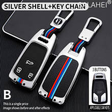 Zinc Alloy + Silicone Car Key Case Cover For Audi A6 A5 Q5 Q7 S4 S5 A4 Allroad B9 Q7 A4L 4M TT TTS RS 8S 2016 2017 2018 Stylish 2024 - buy cheap
