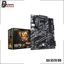 Gigabyte GA X570 UD ATX AMD X570 DDR4 4000(OC) MHz,M.2,SATA 6Gbps,USB3.2,128G,best can support R9 CPU Socket AM4 2024 - buy cheap