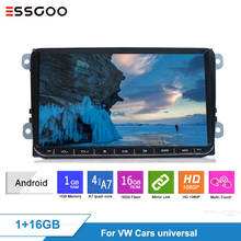 Essgoo Android 9'' Car Multimedia Player GPS Navigation 2 din Autoradio 2din Stereo Video MP5 Car Radio For Volkswagen Universal 2024 - buy cheap