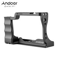 Photography Andoer Camera Cage Aluminum Alloy with Cold Shoe Mount Compatible with Canon EOS M50 DSLR Camera 2024 - buy cheap